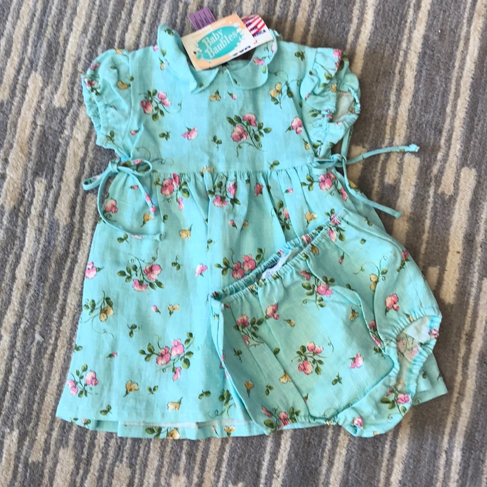 Linen Baby Baubles dress